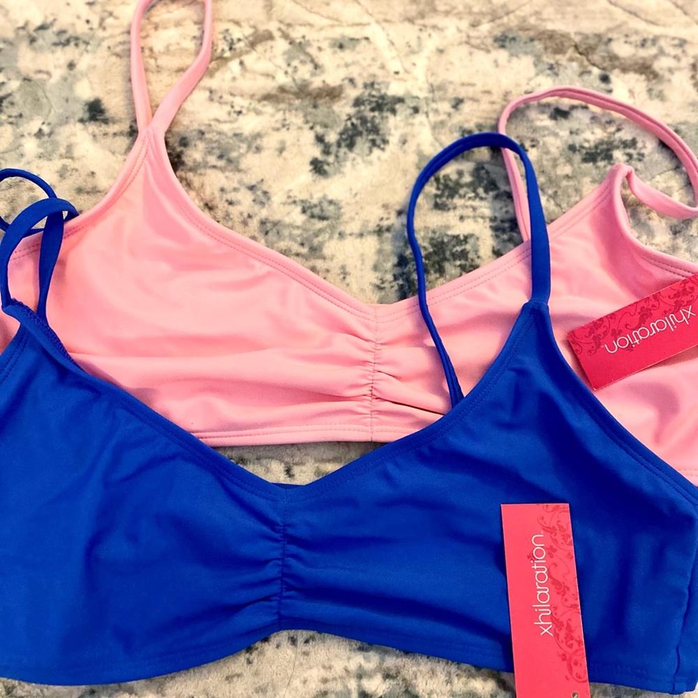 Xhilaration bralette bikini tops. Set of two.